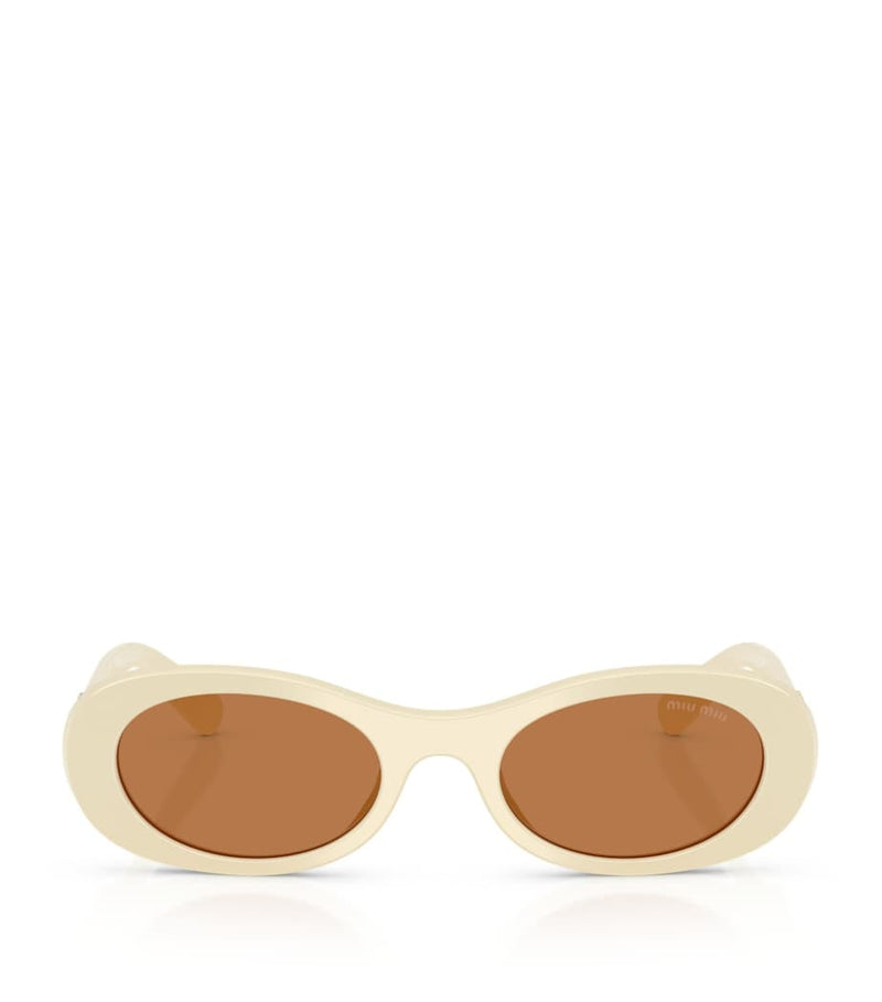 Miu Miu oval acetate sunglasses MU06ZS - British product