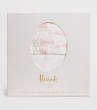 Harrods organic cotton hooded towel and mitt set, UK version