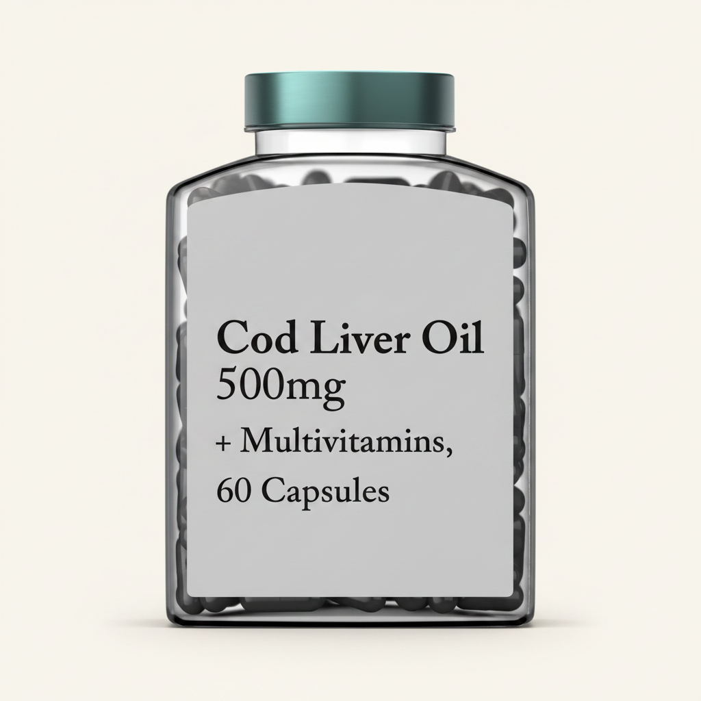 Holland Barrett cod liver 60 capsules, UK version