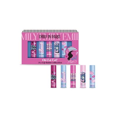 Superdrug Emily in Paris Lip Balm Collection Pack of 5- Buy online at McGrocer