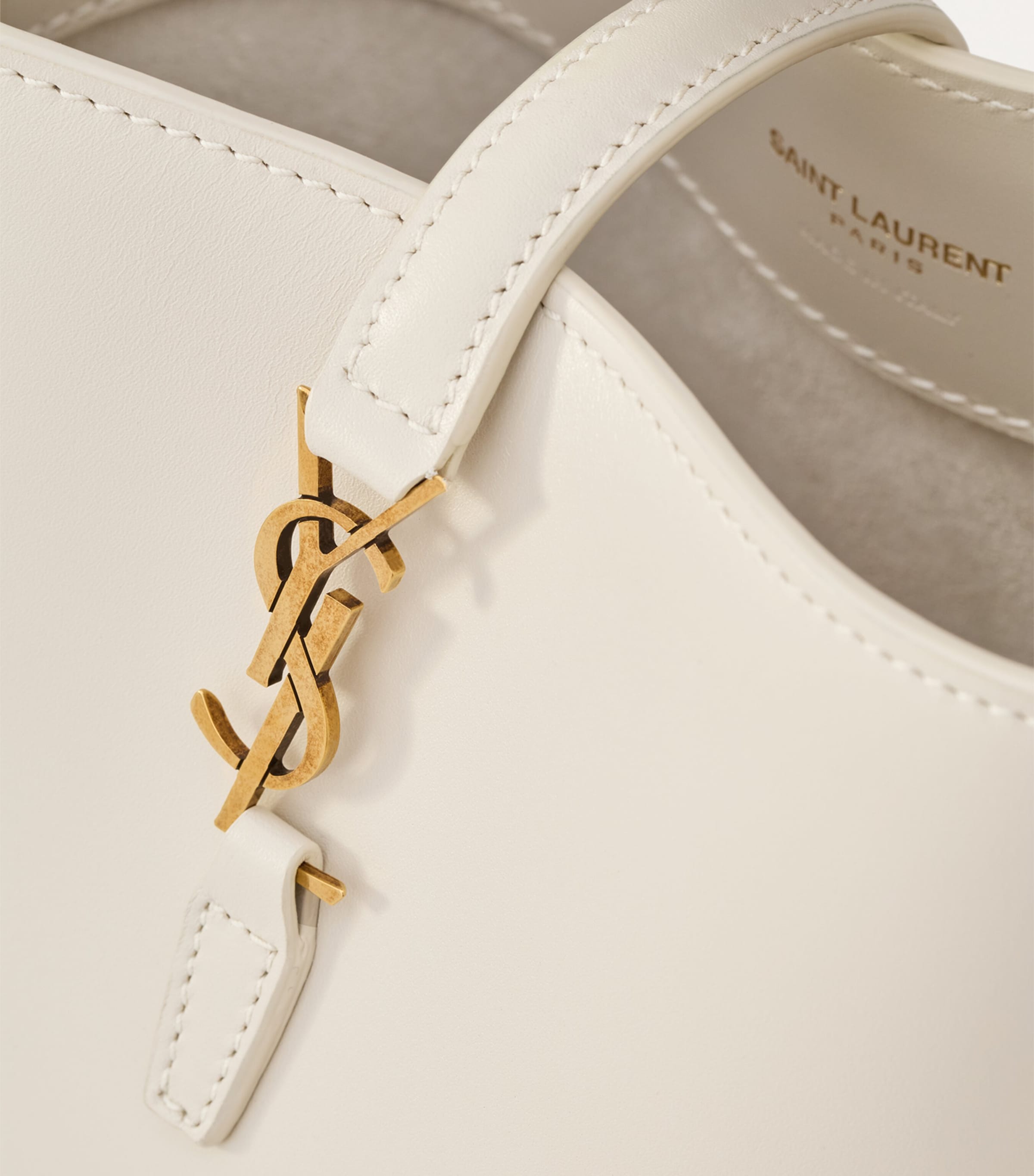 Saint Laurent Mini Le 37 bucket bag in calfskin (British brand)