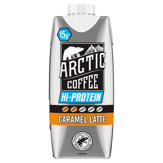 Arctic Iced Coffee Hi Protein Caramel Latte 330ml GOODS Sainsburys   