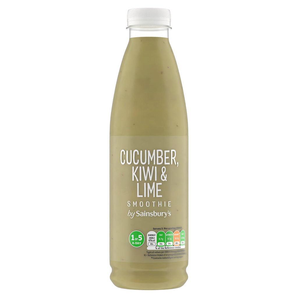 Sainsbury's Cucumber, Kiwi & Lime Smoothie 750ml