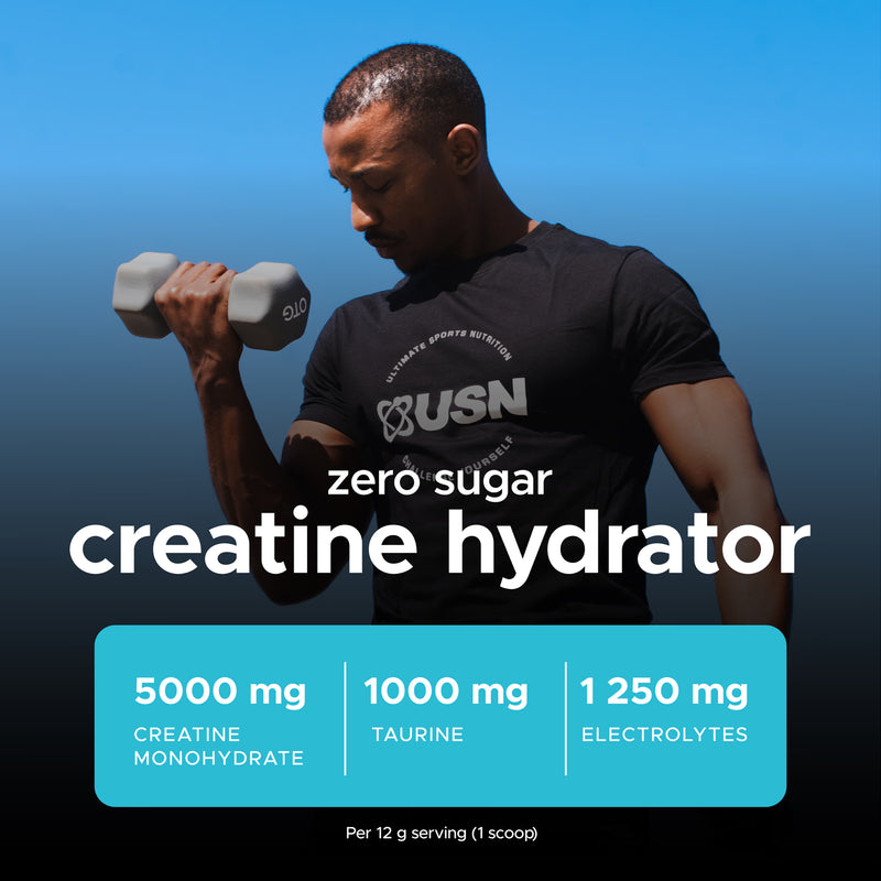 USN Creatine Hydrator Raspberry Lemonade 330g, UK version