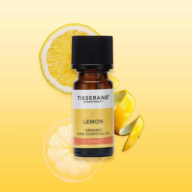 Tisserand Lemon Organic Pure Essential Oil 9ml - British product