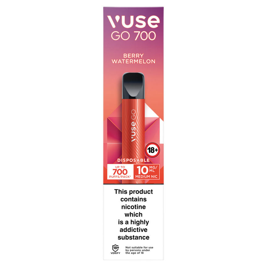 Vuse Go 700 Berry Watermelon Disposable GOODS ASDA   