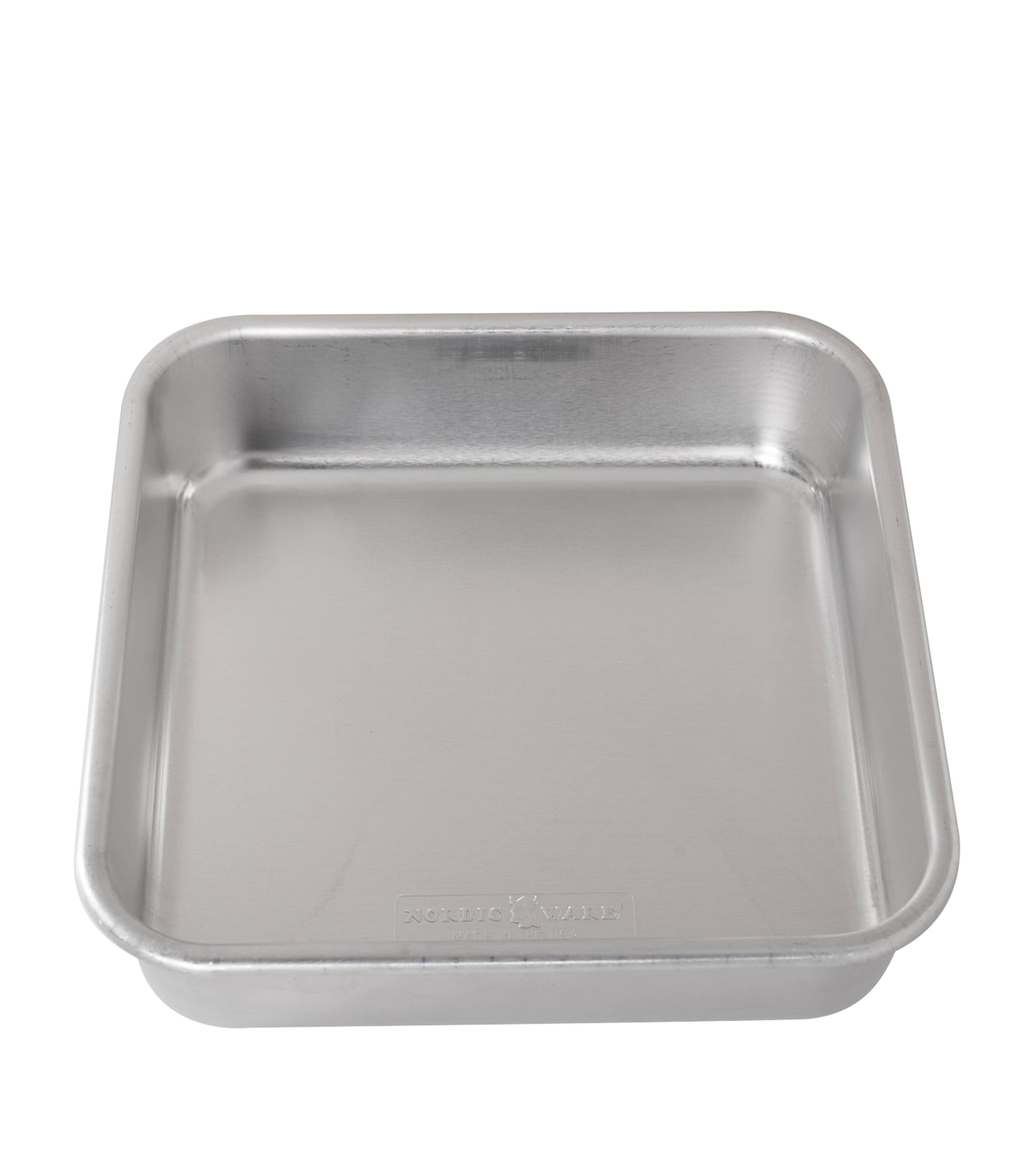 Nordic Ware Aluminium Naturals square cake tin 24.5cm, imported from the UK