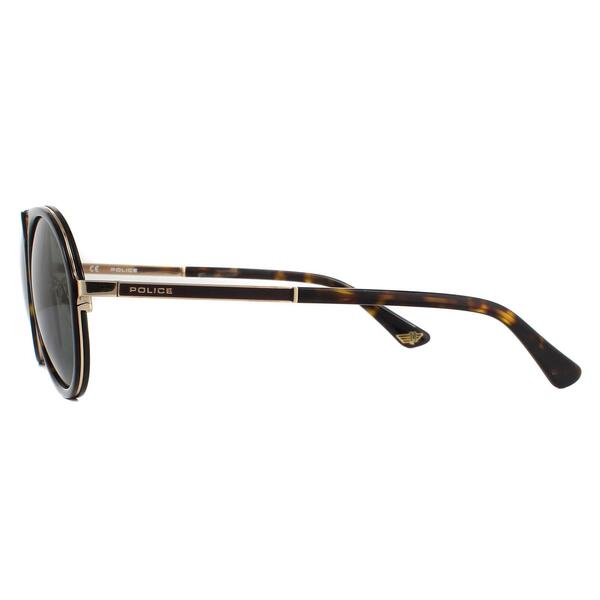 Police Record 2 sunglasses rose gold green, UK version