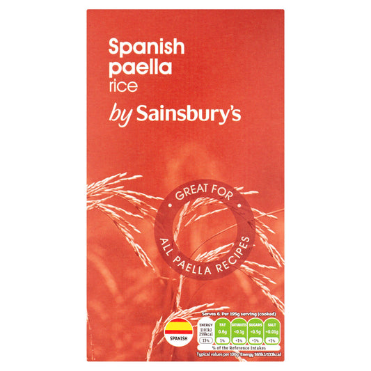 Sainsbury's Spanish Paella Rice 500g rice Sainsburys   