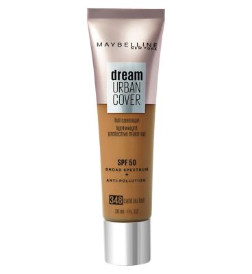 Maybelline Dream Urban Cover Foundation GOODS Boots 348 Cafe  