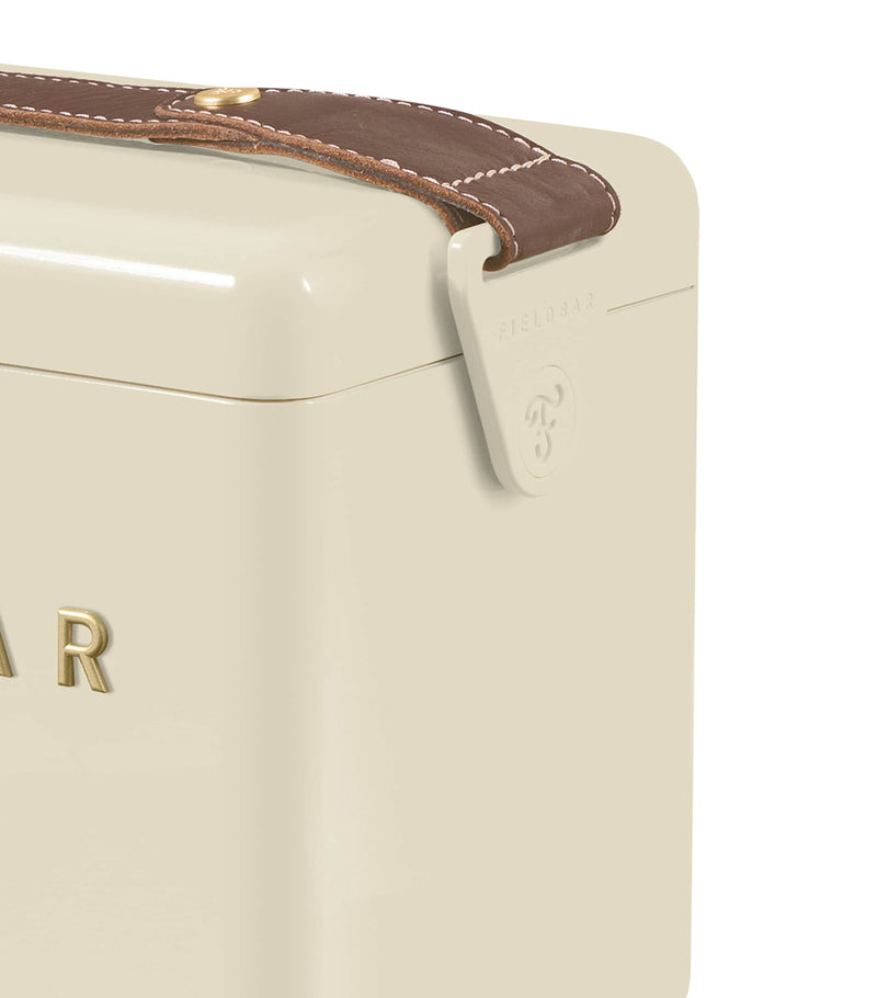 Fieldbar mini bar cooler box with leather sling 4L - British product