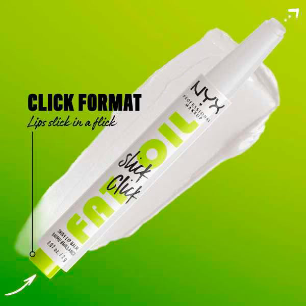 NYX Professional Makeup Lip Oil Balm Slick Click, imported from the UK