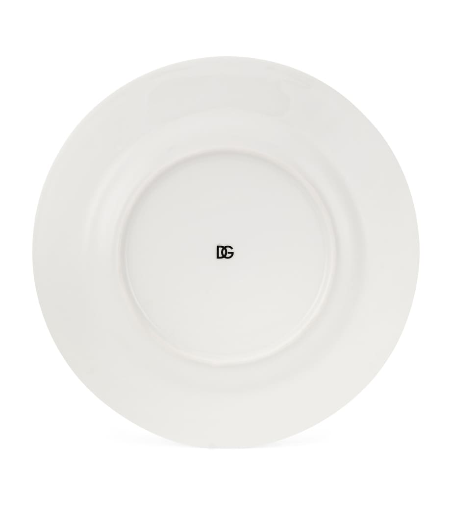 Dolce&Gabbana Casa porcelain DG logo plate 31cm, imported from the UK
