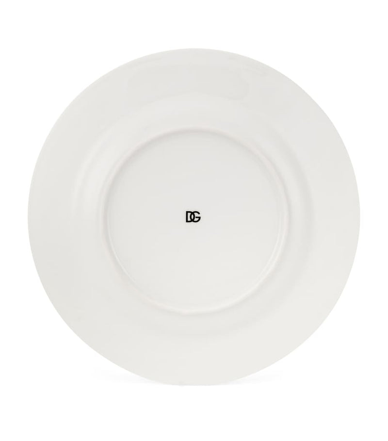 Dolce&Gabbana Casa porcelain DG logo plate 31cm, imported from the UK