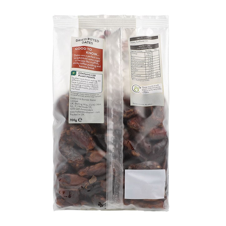 Holland & Barrett Dried Dates 700g Dried Fruit Holland&Barrett   