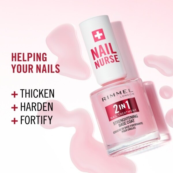 Rimmel Nail Nurse 2In1 Base Coat & Strengthener 12Ml GOODS Superdrug   