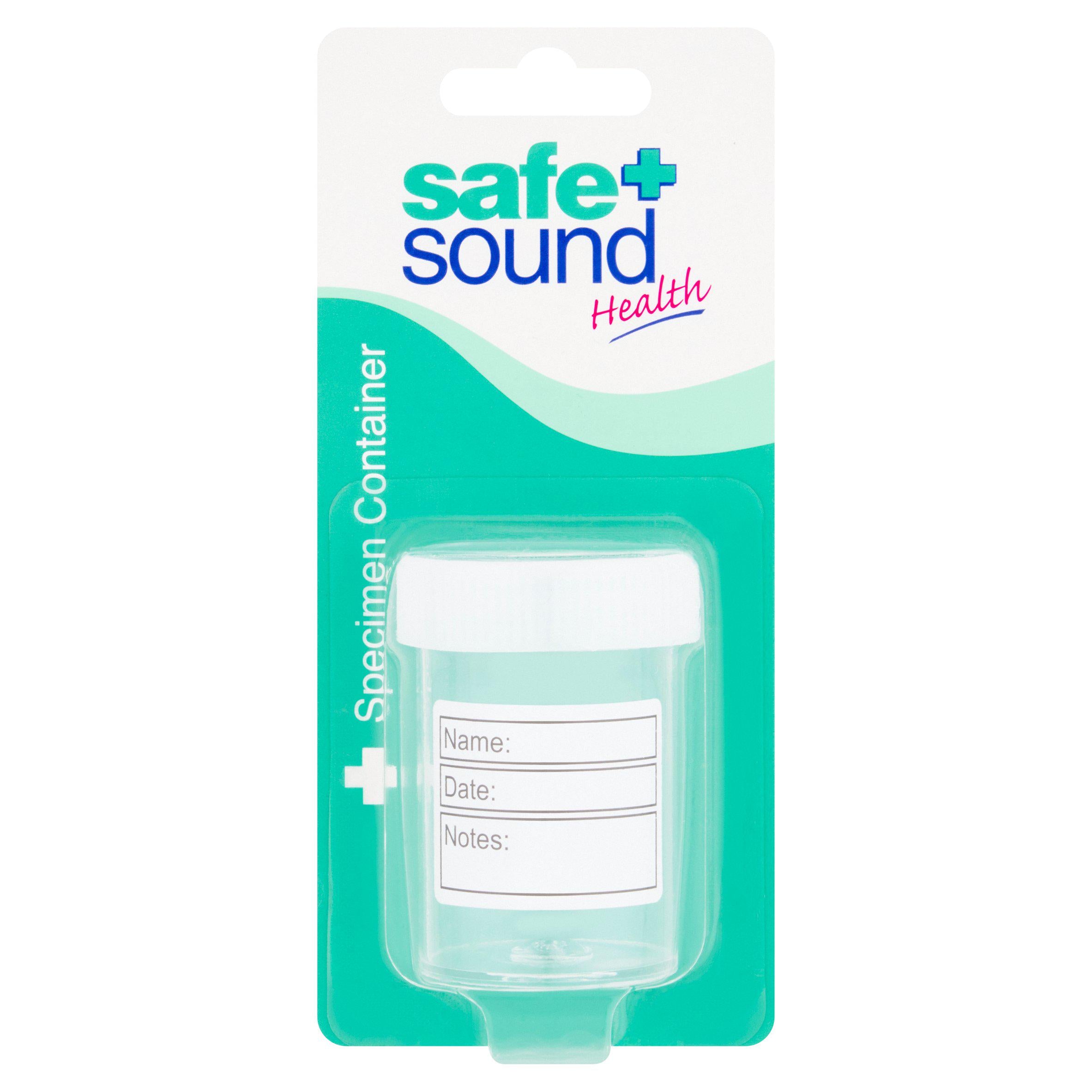 Safe + Sound Health Specimen Container GOODS ASDA   