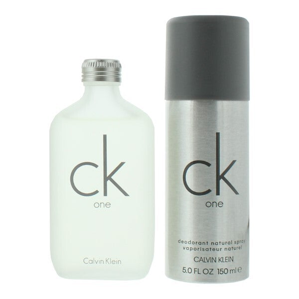 Calvin Klein CK One gift set 100 ml EDT and 150 ml deodorant, UK version