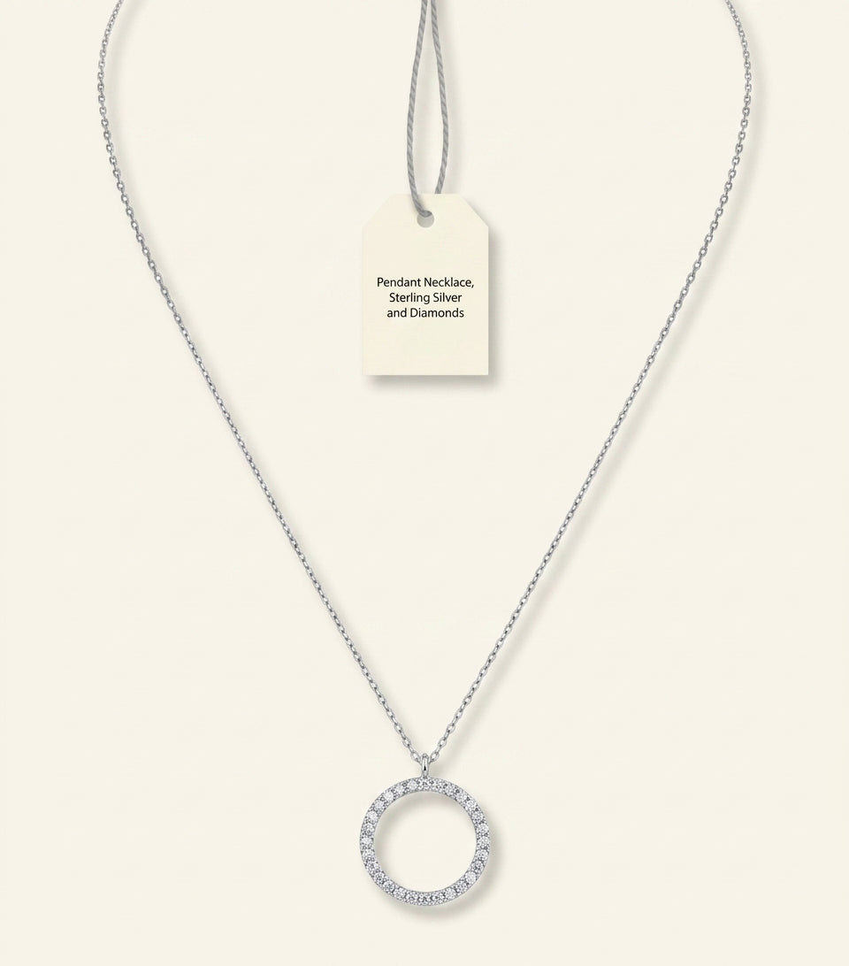 Cartier Juste Clou necklace white gold diamonds, imported from the UK