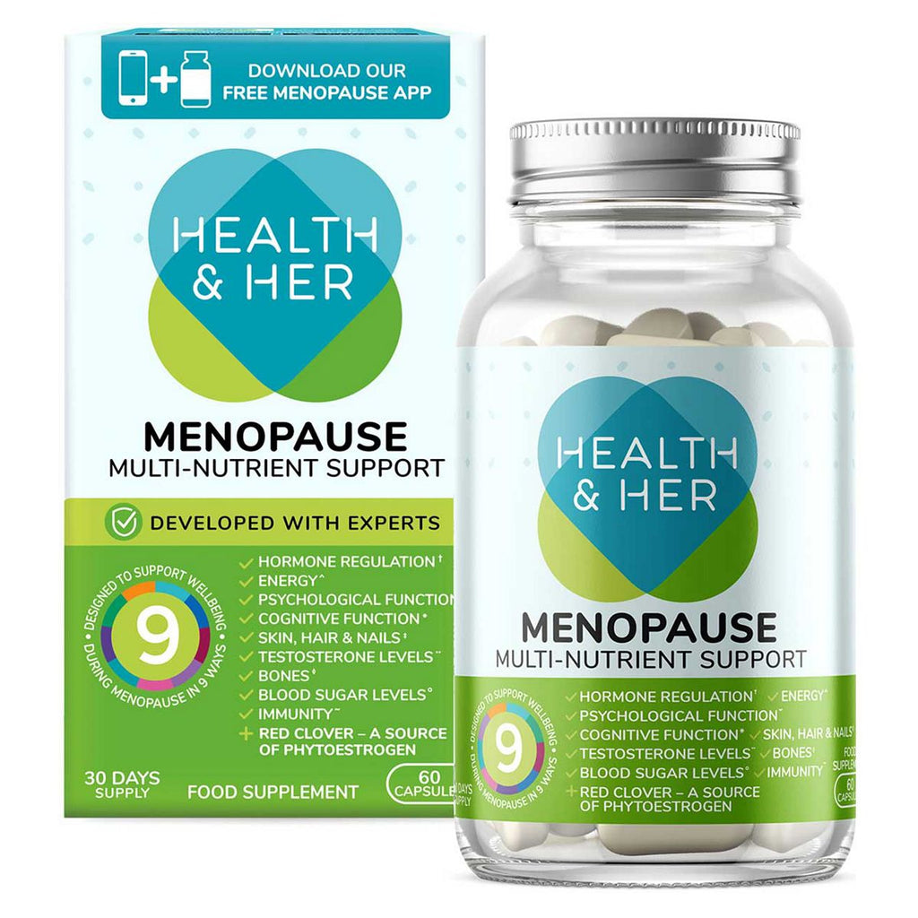 Health & Her Menopause Multi-Nutrient Support Supplement 60 Capsules