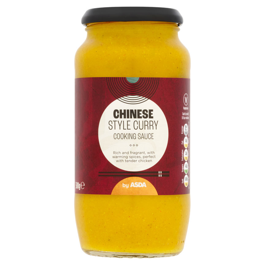 ASDA Chinese Style Curry Cooking Sauce 500g GOODS ASDA   