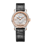 Rose Gold, Steel and Diamond Happy Sport Watch 30mm