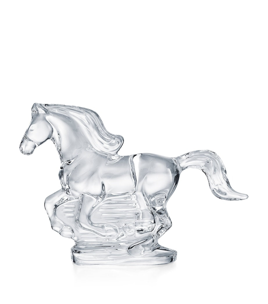 Baccarat Zodiaque Horse 2026 crystal ornament 12.5cm - British product