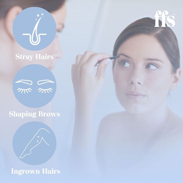 FFS Beauty Precision Tweezers for eyebrows - British product