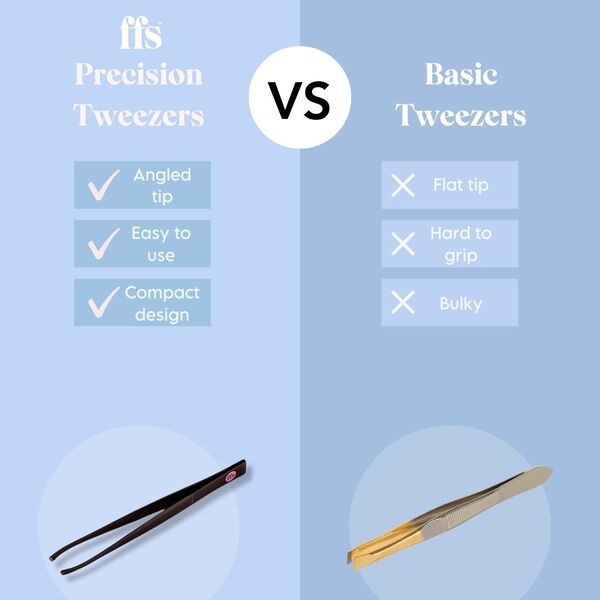 FFS Beauty Precision Tweezers for eyebrows - British product