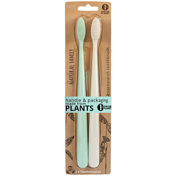 NFco Biodegradable Toothbrush - Rivermint & Ivory Desert GOODS Superdrug   