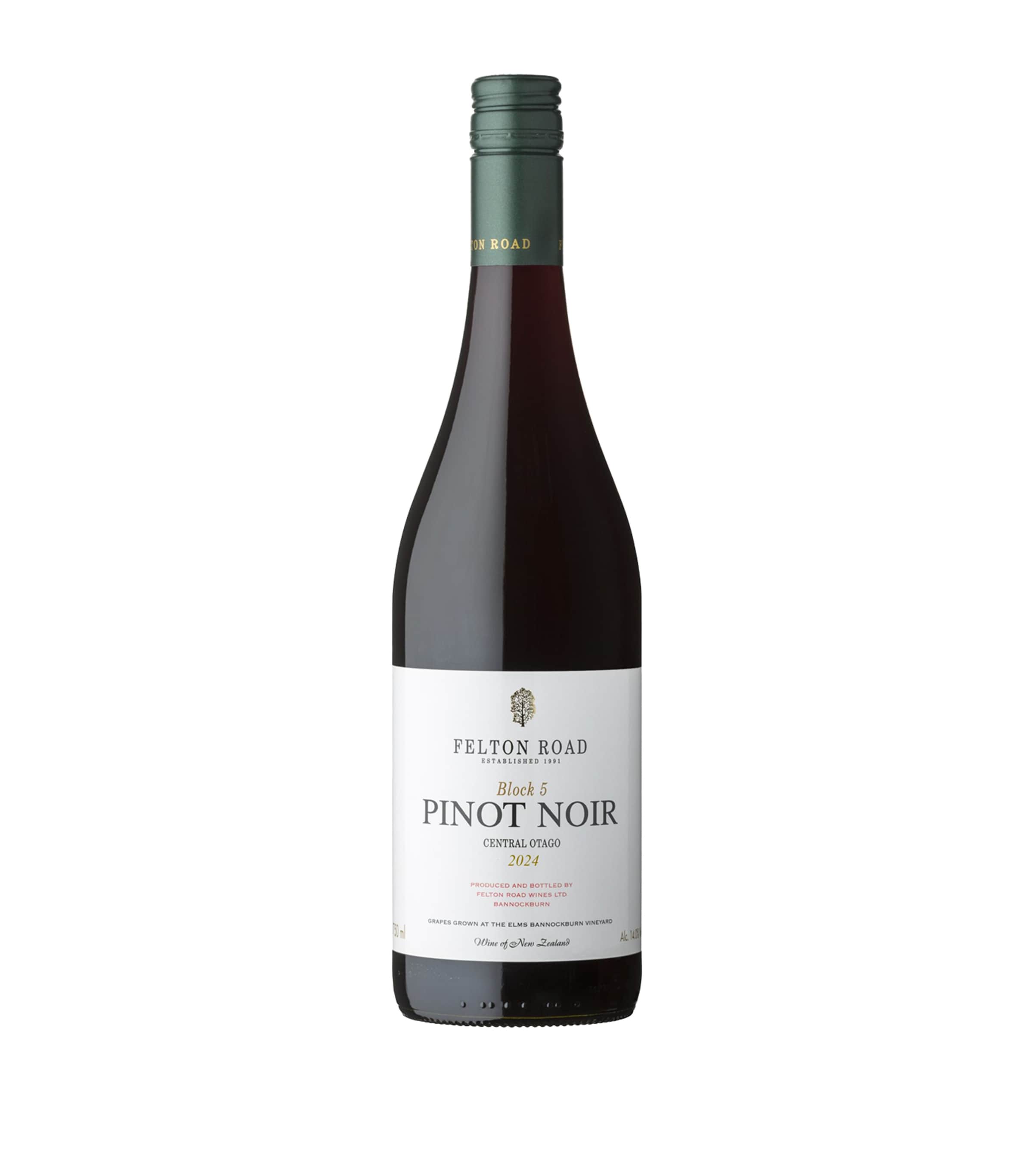 Felton Road Block 5 Pinot Noir red wine 75cl - British product