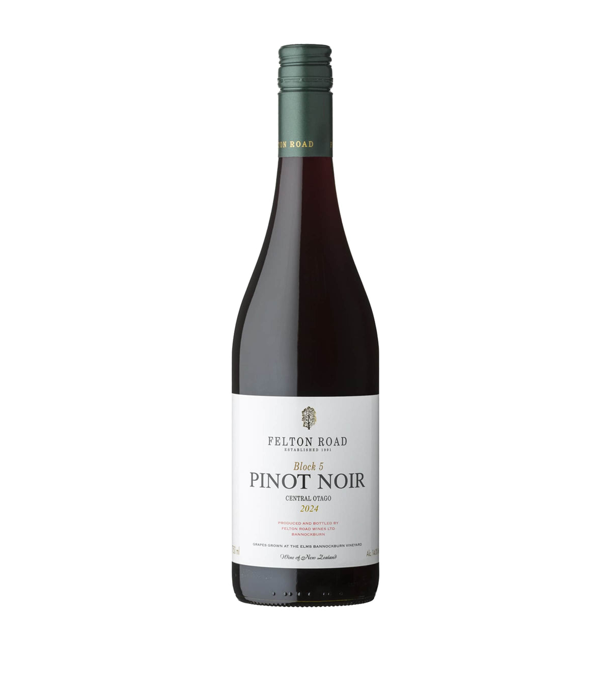 Felton Road Block 5 Pinot Noir red wine 75cl - British product