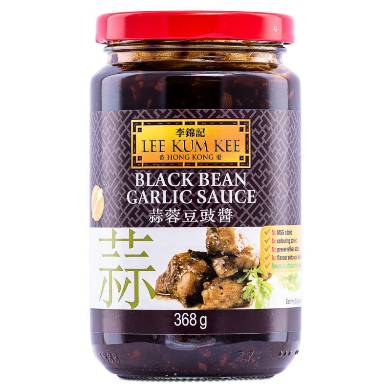 Lee Kum Kee black bean garlic sauce (British brand)