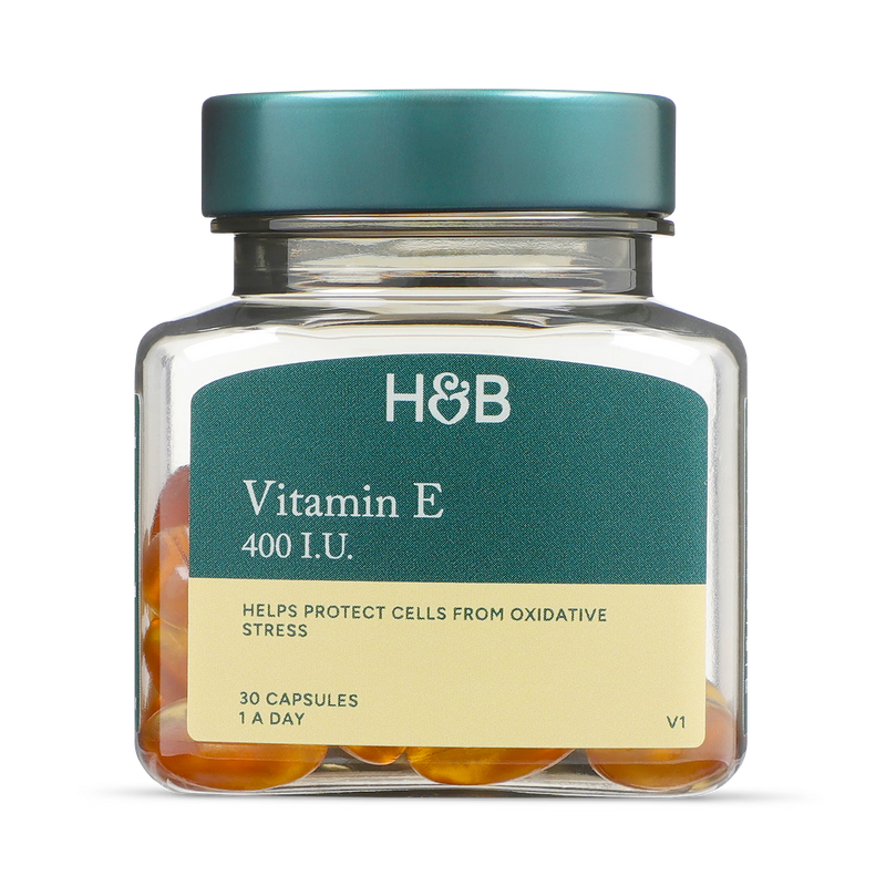 Holland & Barrett Vitamin E 400IU 30 Capsules, UK version