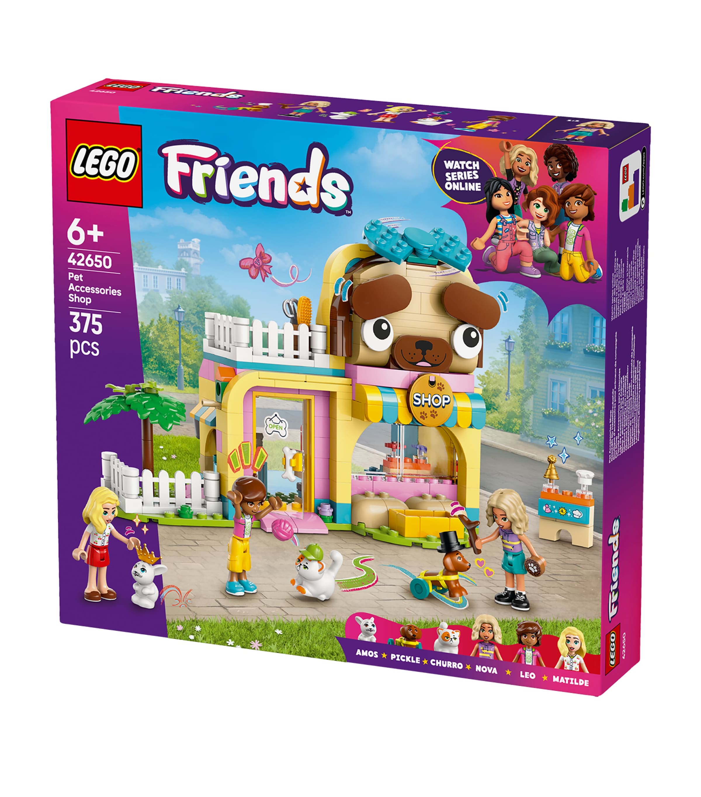 LEGO Friends Pet Accessories Shop building set, UK version