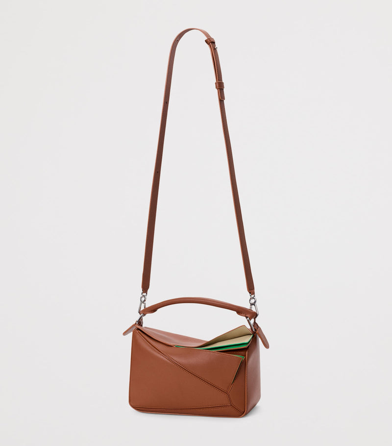 LOEWE layered leather Puzzle top-handle bag small size (British brand)