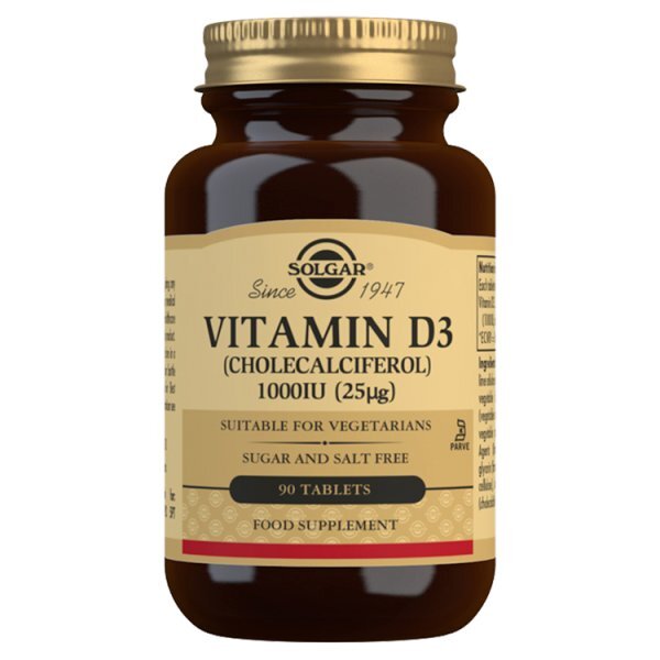 DNR Solgar - Vitamin D3 (Cholecalciferol) 1000 Iu (25 g) GOODS Superdrug   