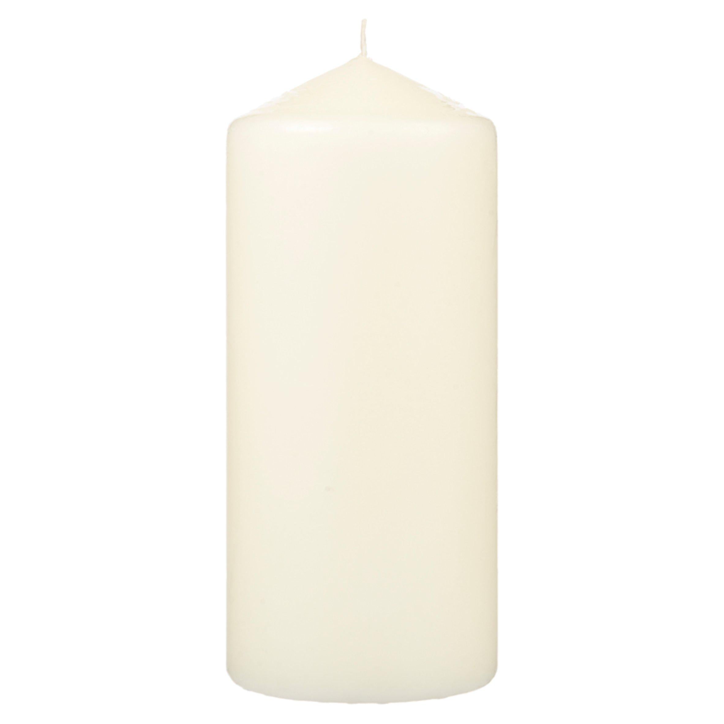 Habitat large Pillar Candle - Ivory GOODS Sainsburys   