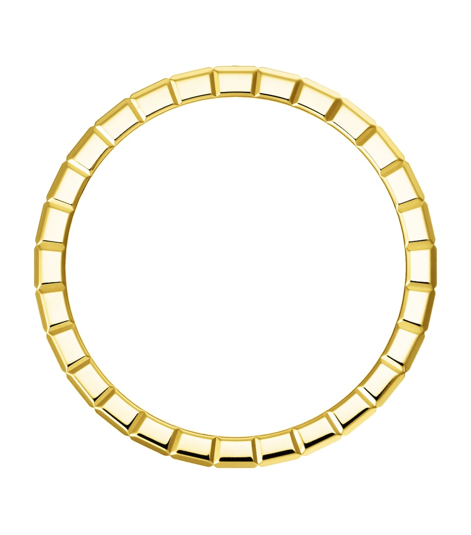 Chopard Ice Cube ring yellow gold diamond - British product
