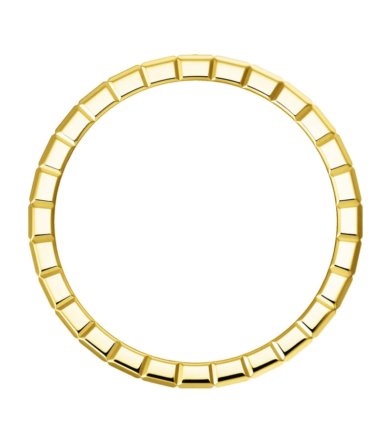 Chopard Ice Cube ring yellow gold diamond - British product