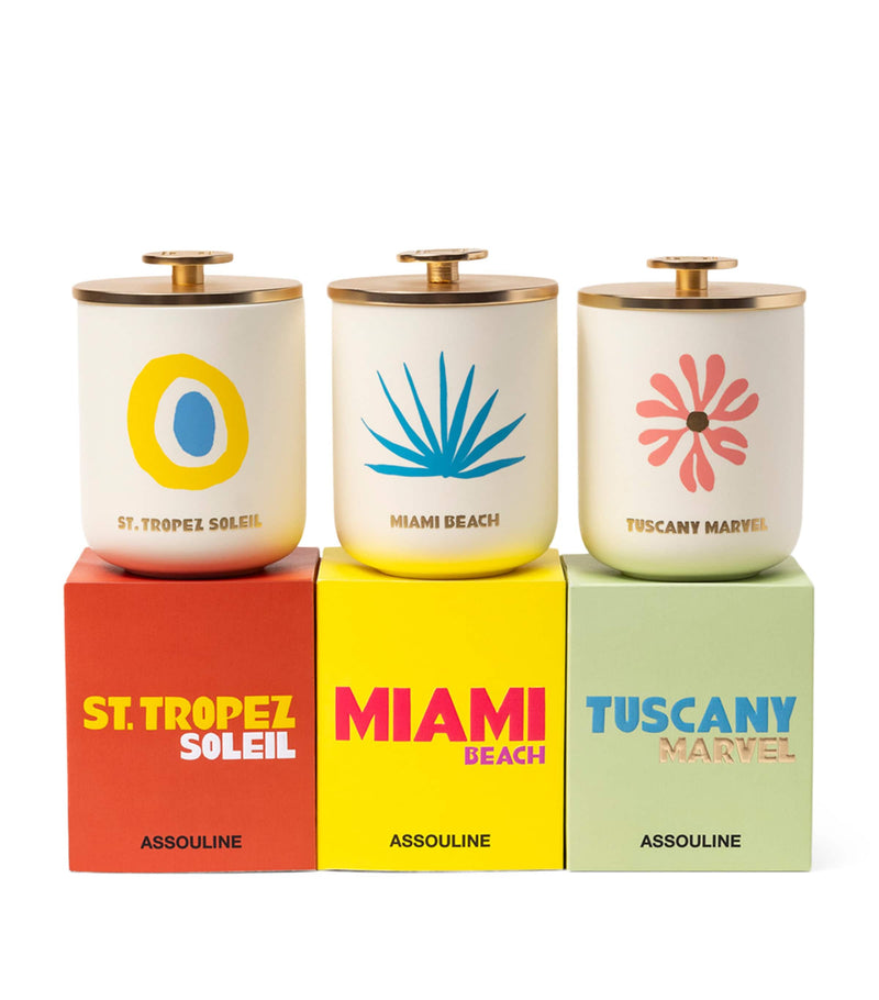 Assouline Miami Beach Travel From Home candle 319g - British product