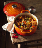 Le Creuset cast iron round casserole dish 24cm, UK version