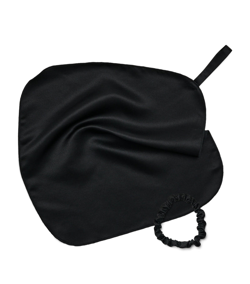 Hyoumankind silk face cloth and hair tie bundle, UK version