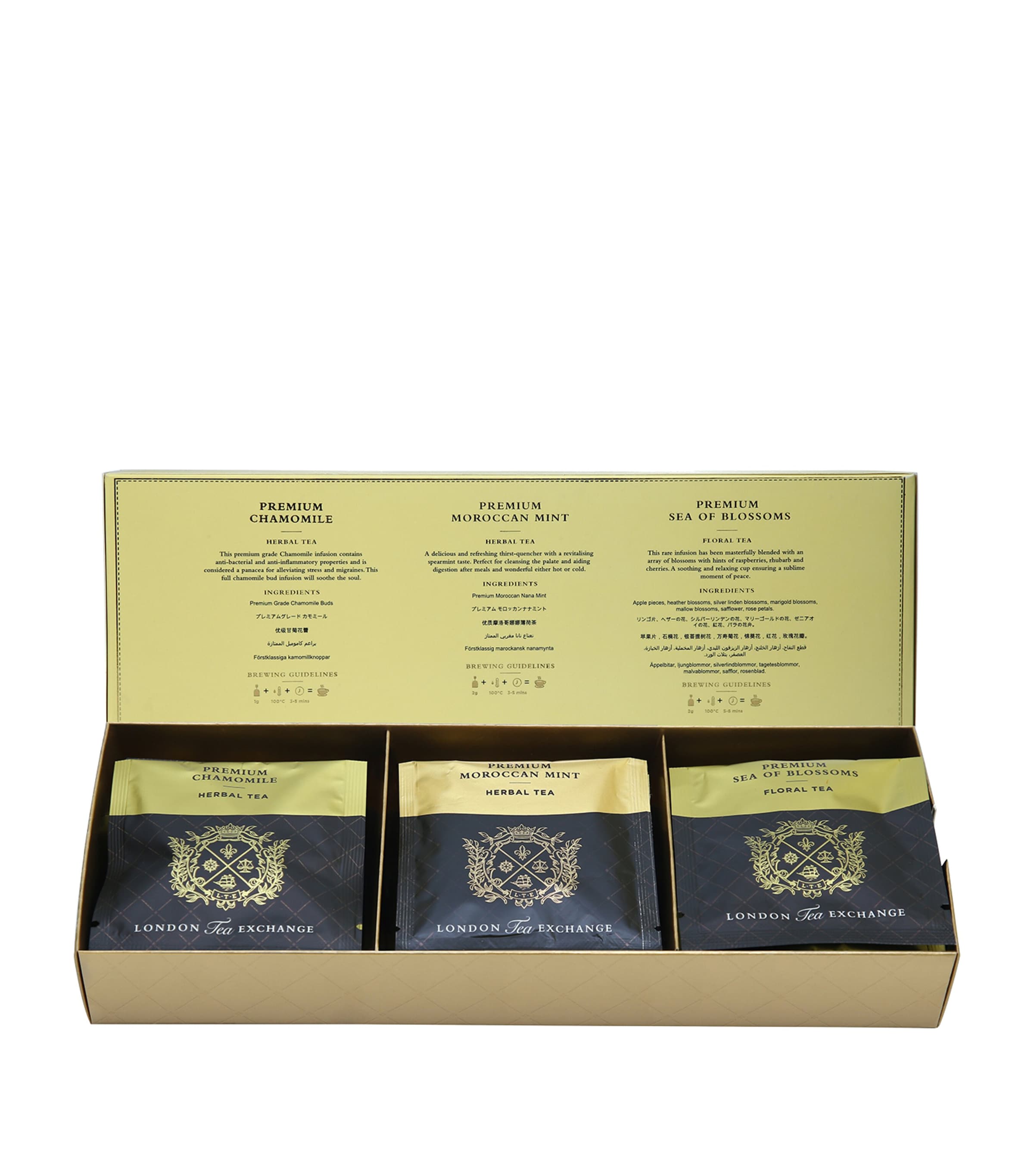 London Tea Exchange Wellness Collection herbal tea selection 15 tea bags, UK version