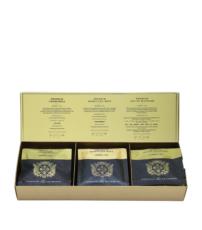 London Tea Exchange Wellness Collection herbal tea selection 15 tea bags, UK version