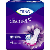 TENA Discreet Protect+ Maxi Night Incontinence Pads 6 pack GOODS Superdrug   