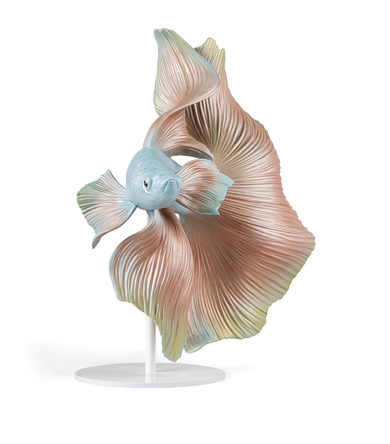 Lladró porcelain betta fish right ornament, UK version