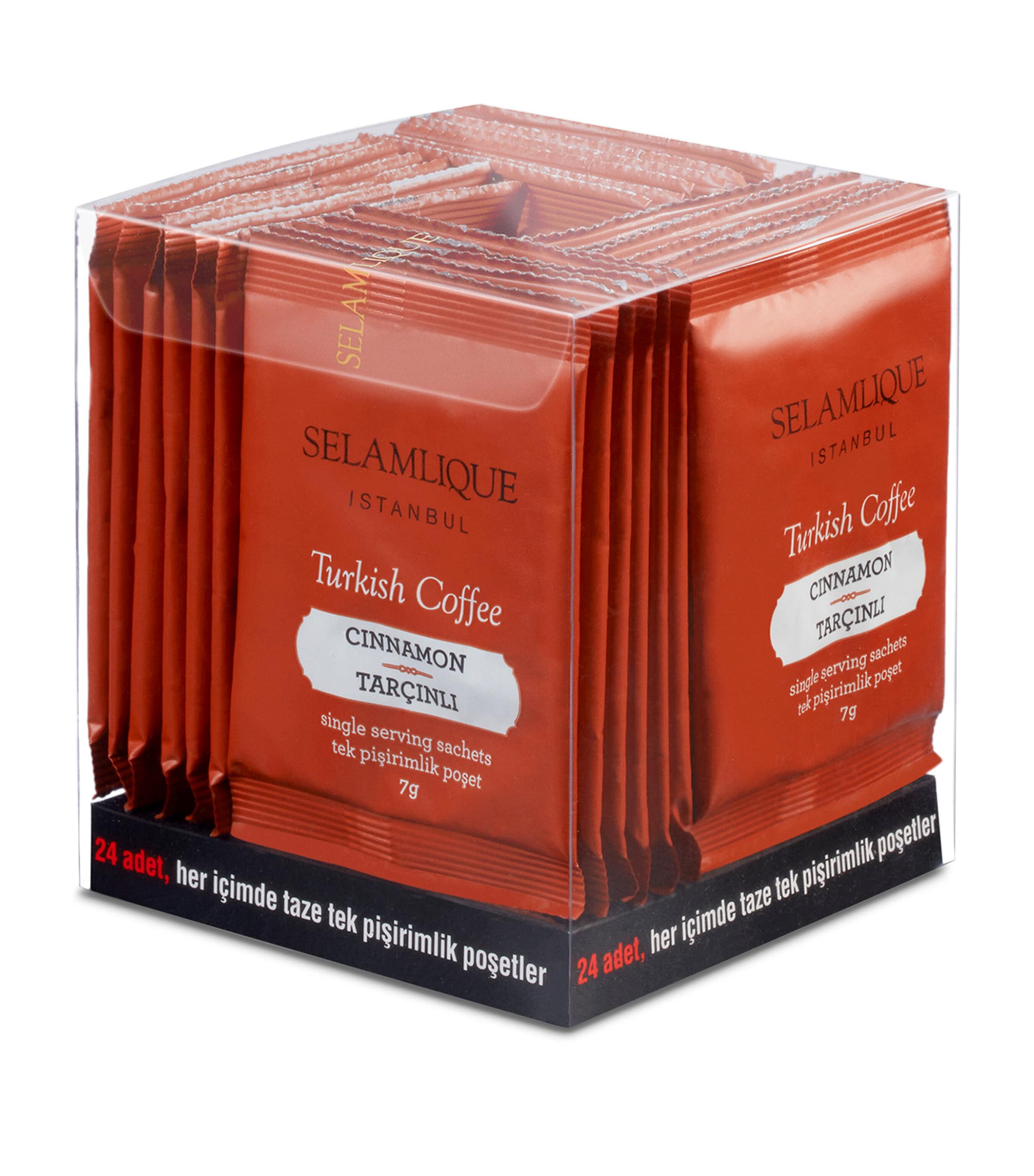 Selamlique cinnamon Turkish coffee bags 24 count (British brand)