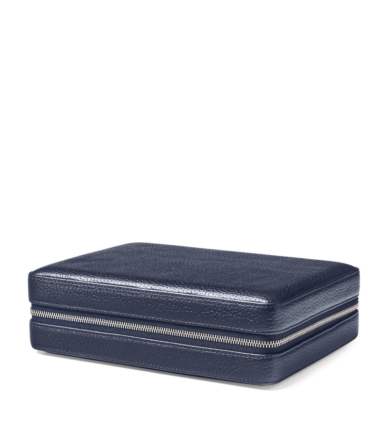 Aspinal London leather travel jewellery case - British product