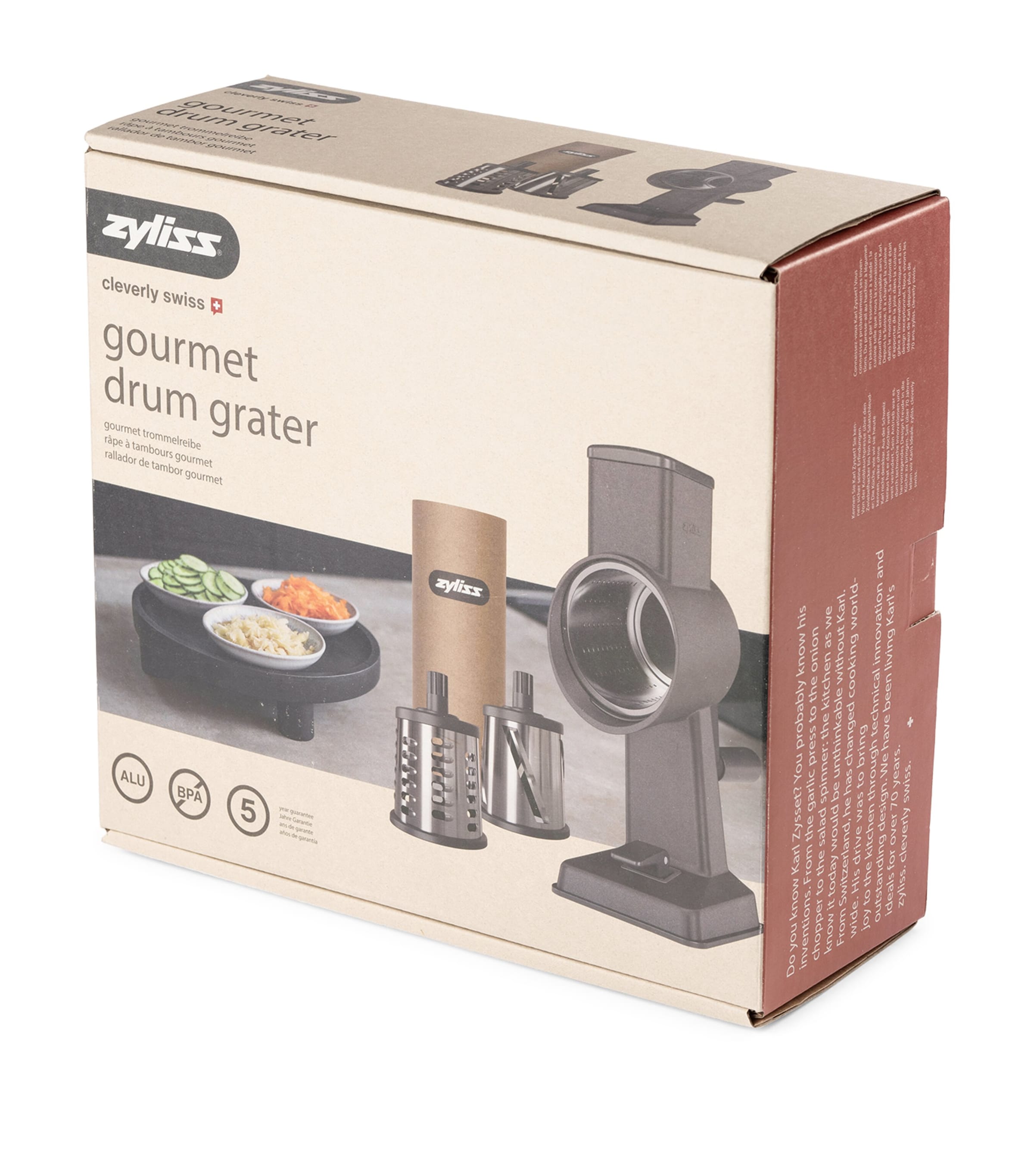 ZYLISS Gourmet Drum Grater (British brand)